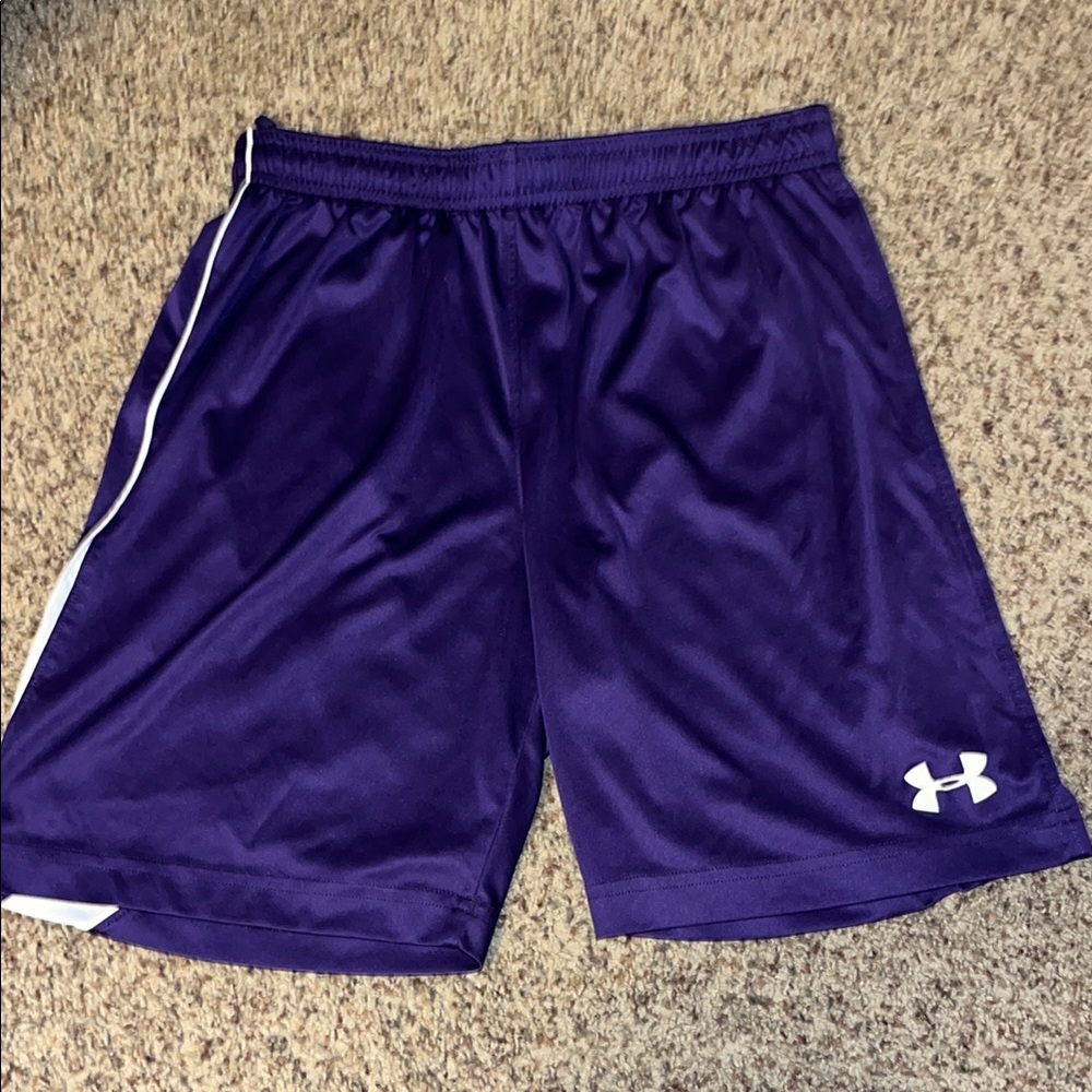 Under Armour Men's Purple Athletic Shorts